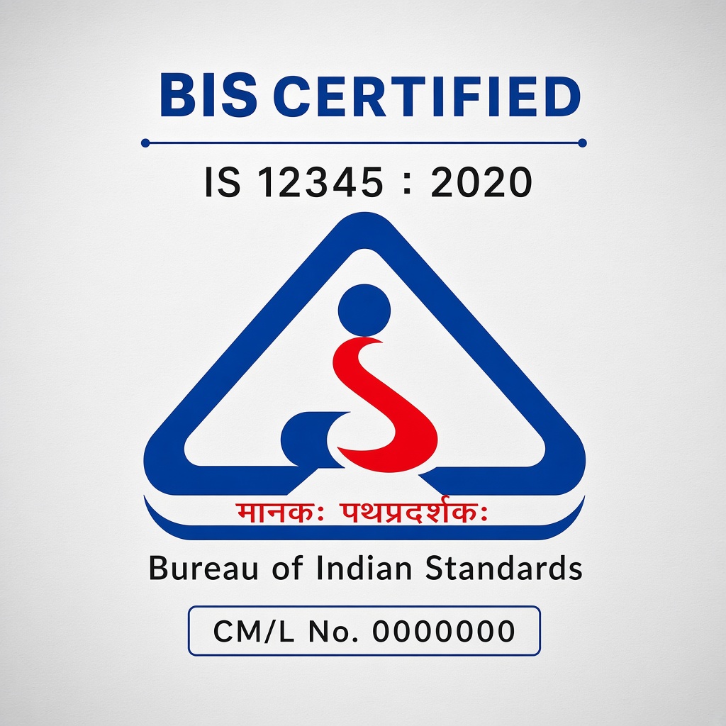Example BIS ISI certification mark plate