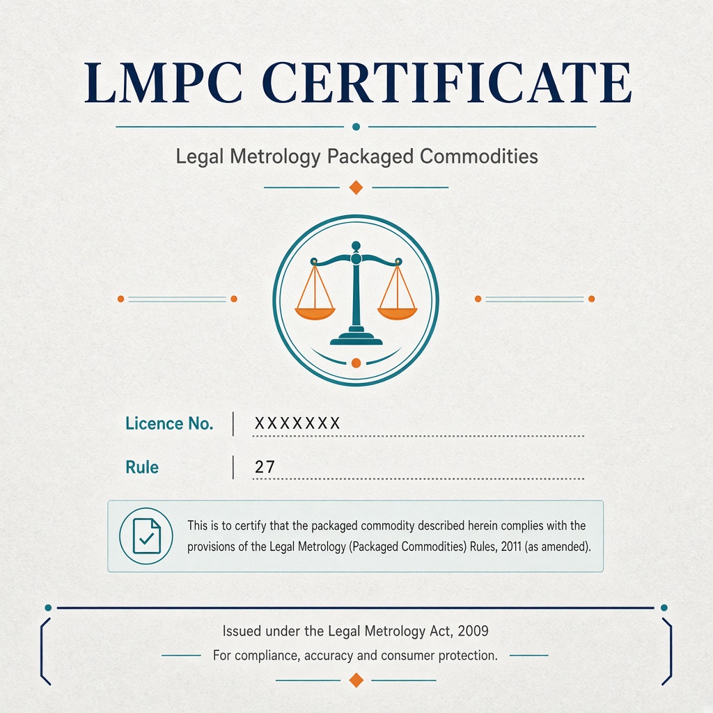Illustrative LMPC certificate layout